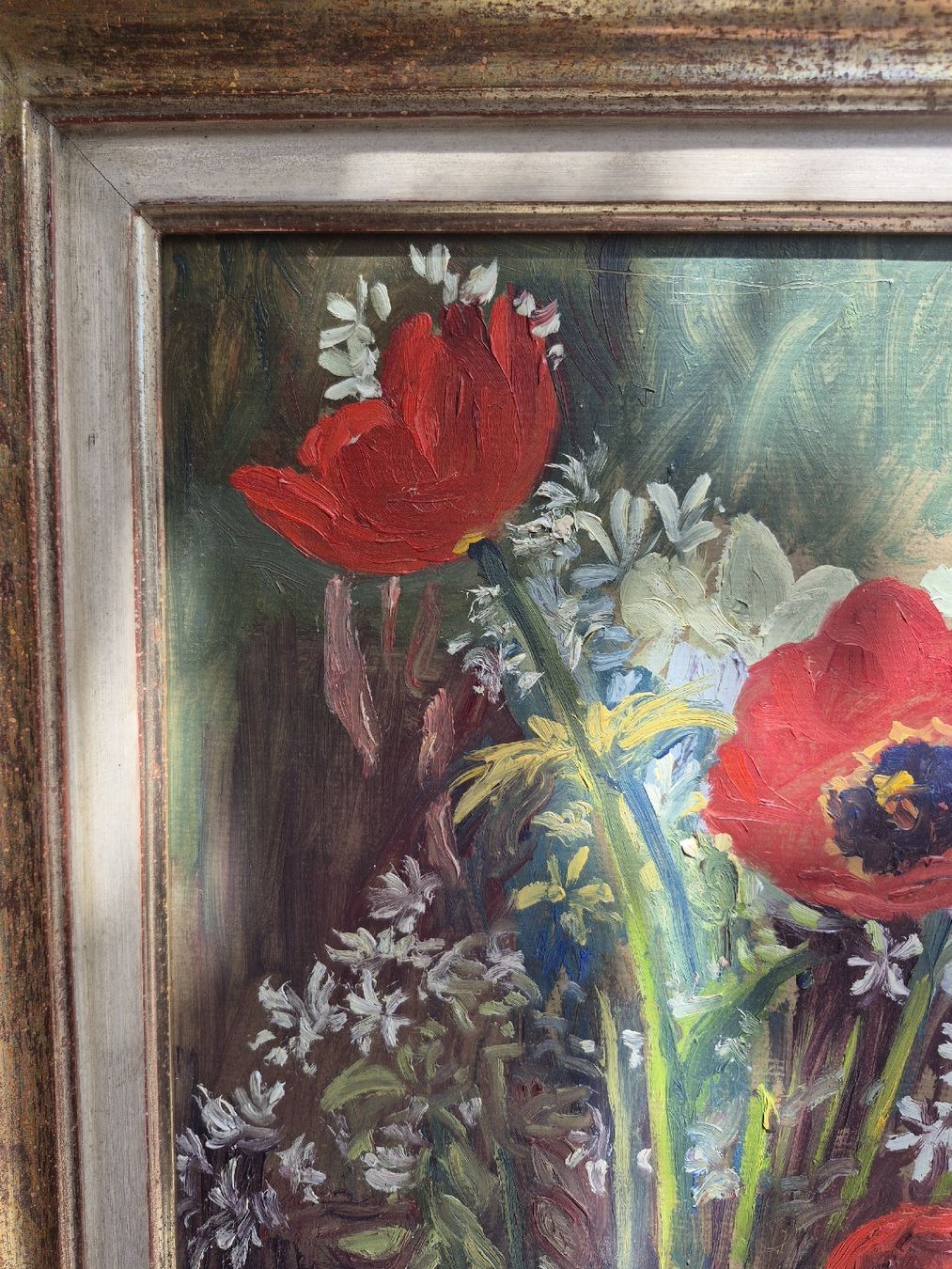 Tableaux: Ölbild von Paul Bodmer. Mohnblumen. – D'occasion à Schaffhausen par Caroline_Stein 2