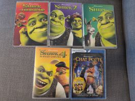 Shrek Collection DVD 5 Filme inkl Puss in Boots Set