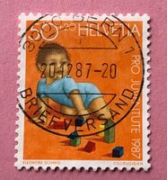 Nr.J 304 Kriechendes Kind Pro Juventute GESTEMPELT 1987  