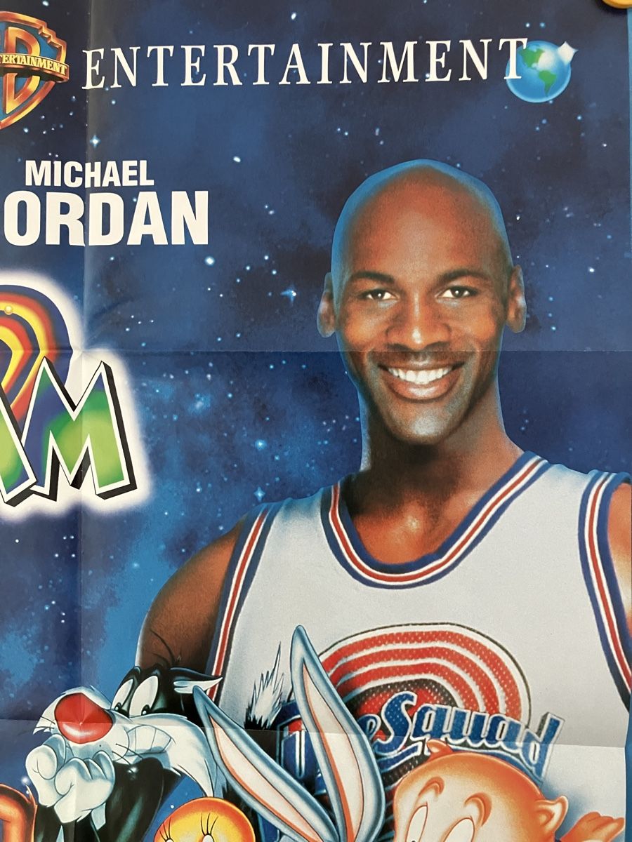 Poster & Bilder: Space Jam Poster von 1997 mit Michael Jordan & Bugs Bunny – Neu (gemäss Beschreibung) aus Lausen von Indexvision 2