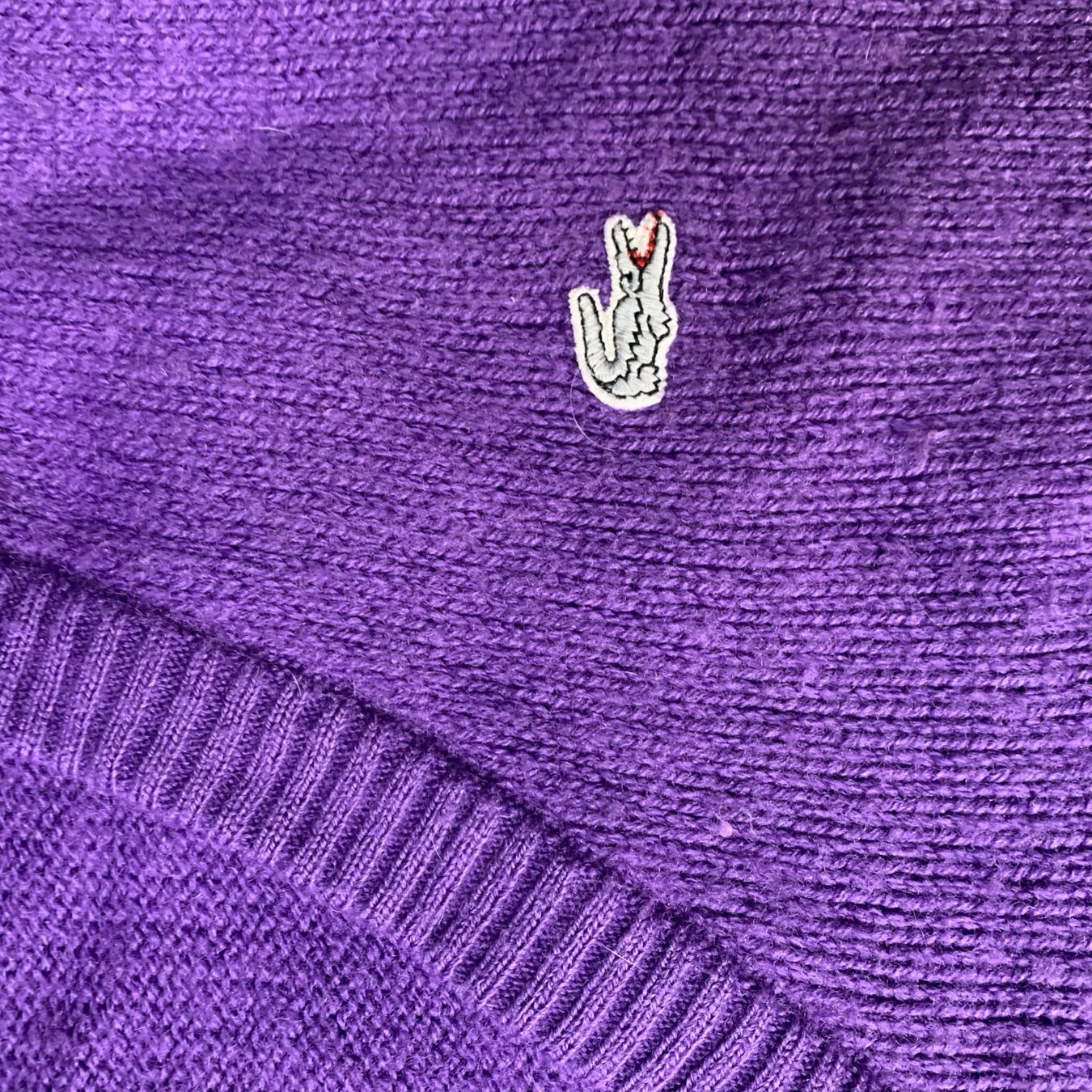 Maglioni & Felpe: Violetter Lacoste Pullover V-Neck – Usato da St. Gallen venduto da ale_7yby 2
