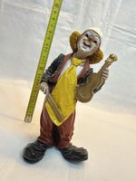 Clown Figur mit Geige, Made in Italy, Vintage, Top!