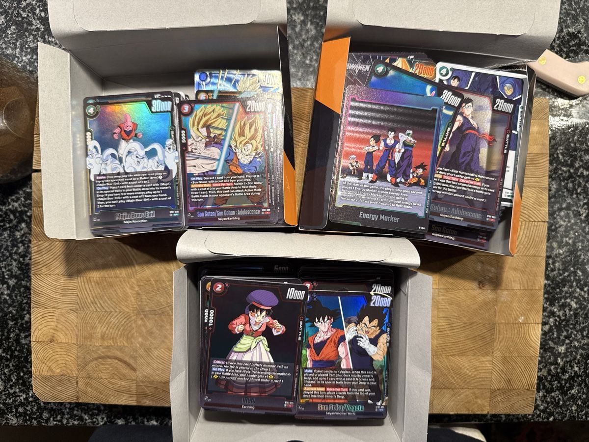 Bandai Carte collezionabili: Dragon Ball ST01 3 Displays opened  – Nuovo (secondo la descrizione) da Dübendorf venduto da godpack