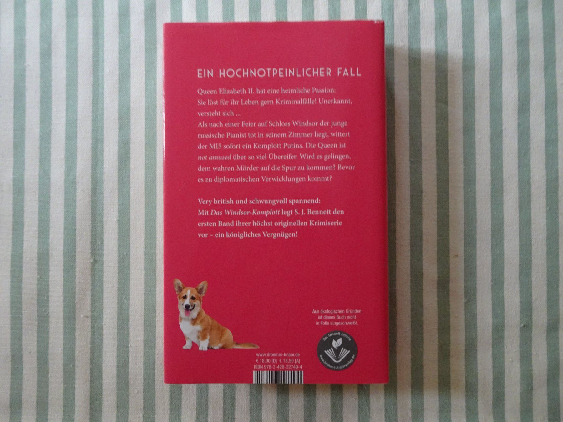 Bücher: SJ. Bennett - Das Windsor Komplott - Die Queen erm. - B440 – Gebraucht aus Küssnacht am Rigi von Bookslove-Divers 1