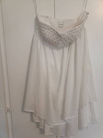 Robe bustier blanche taille M