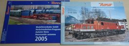 2 Roco Kataloge, Herbstneuheiten und Int. Collection, je2005