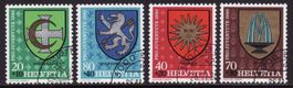 Pro Juventute Satz SBK-Nr. 273-276 (Gemeindewappen 1980)