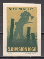 Infanterie Wi 208 ungezähnt ungestempelt