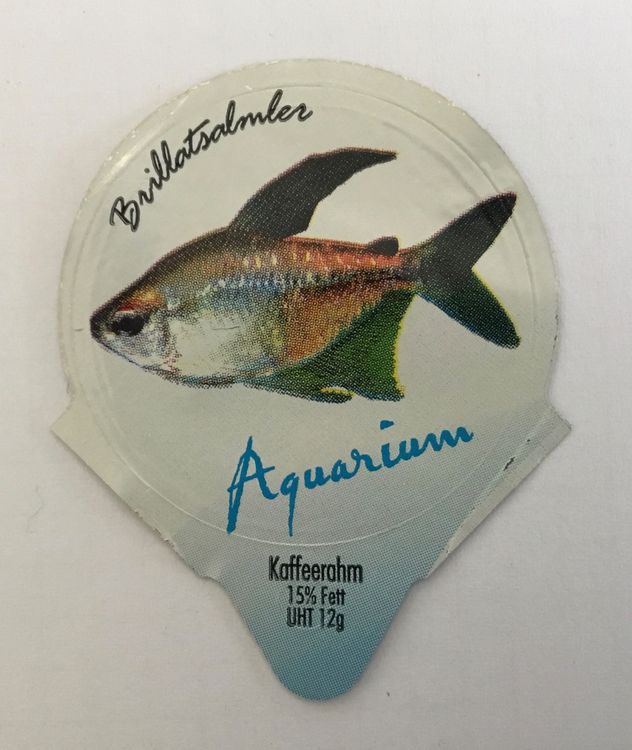 Coperchi dei cremini per caffè: 7.371 B - Aquarium, Riegel – Usato da Allschwil venduto da gewuerznelke