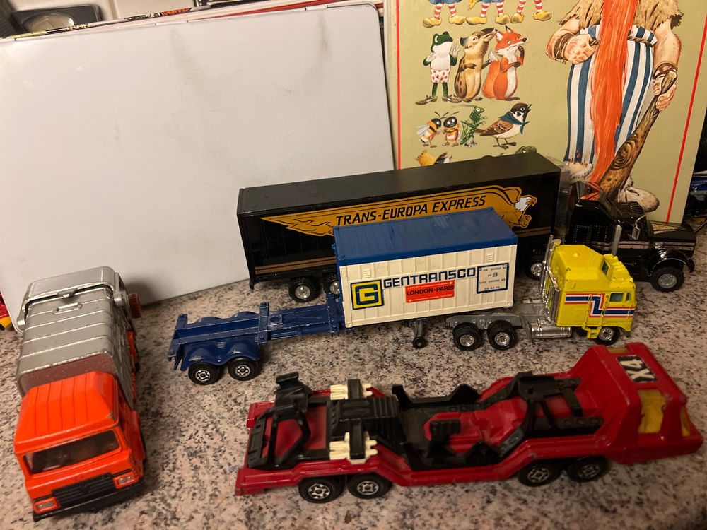 Publicité MECCANO & Camion, Grue, Tracteur etc