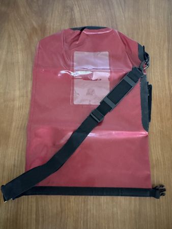 Roter wasserdichter Packsack, Seesack, Trockentasche 60x40cm