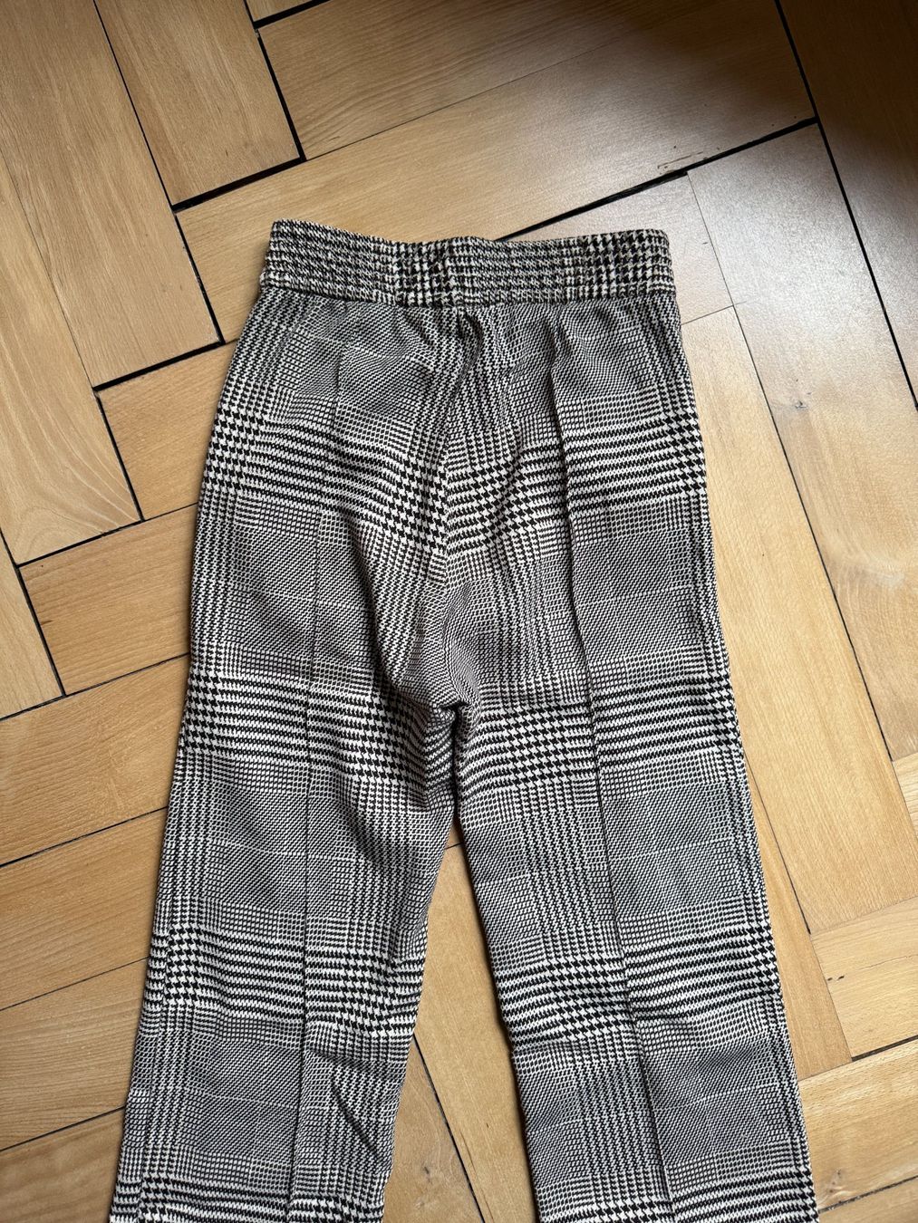 H&M Pantaloni: High Waist Hose beige kariert 34 – Usato da Zürich venduto da Diazaio 2