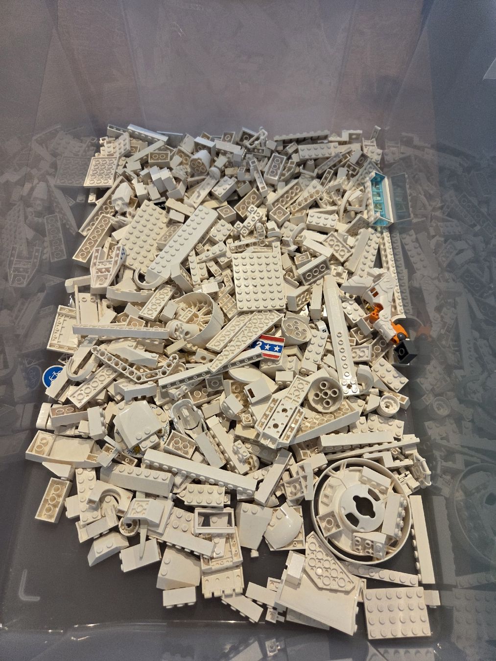 Lego Jeux de construction: Lego Teile Weiss  – D'occasion à Menzingen par anaconda69