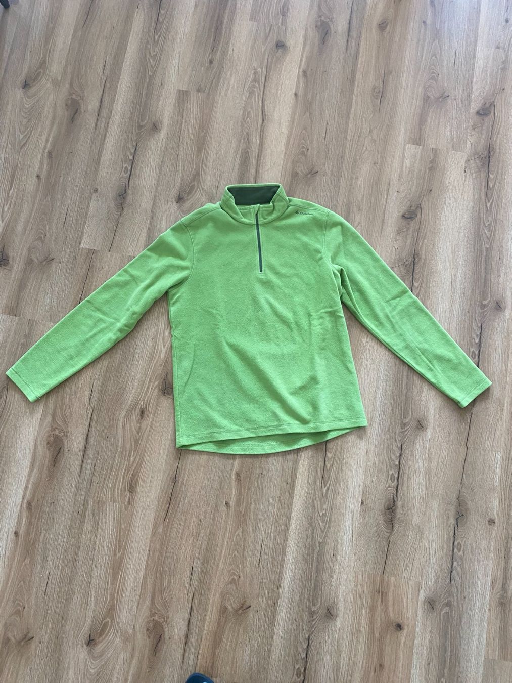 Decathlon Giacche: Green fleece half-zip top – Usato da Olten venduto da ike_z56r