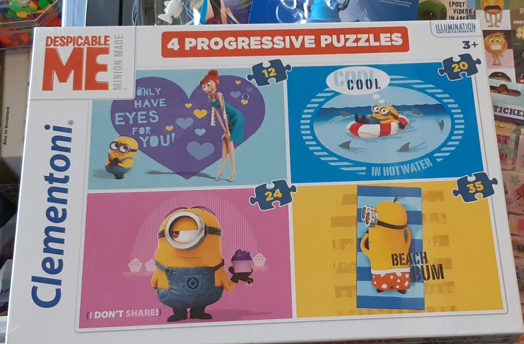 Puzzle: Puzzle progressif Minions – Nuovo e nell'imballaggio originale da Courtedoux venduto da aur_yb9k