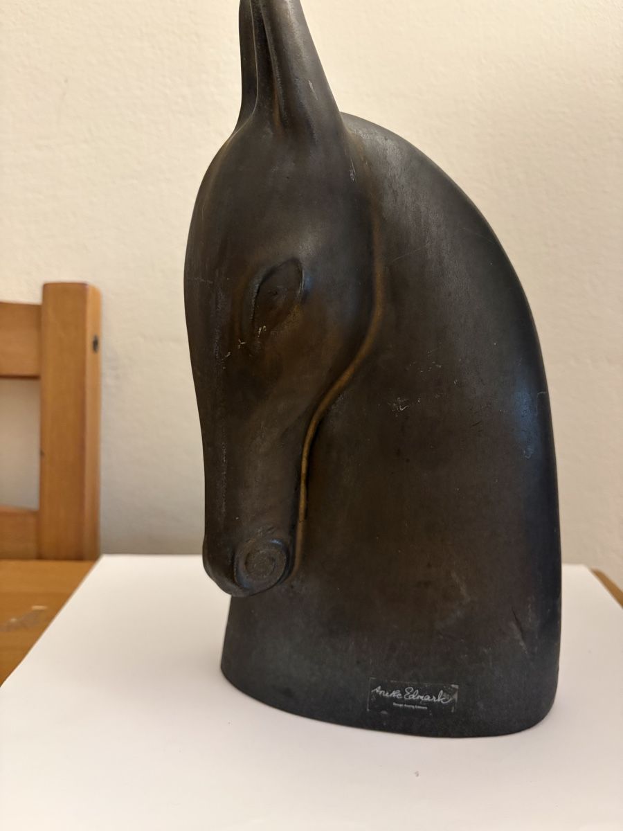 Sculture & Statue: IKEA Brodd Pferdekopf Skulptur  – Usato da Hochfelden venduto da larson27