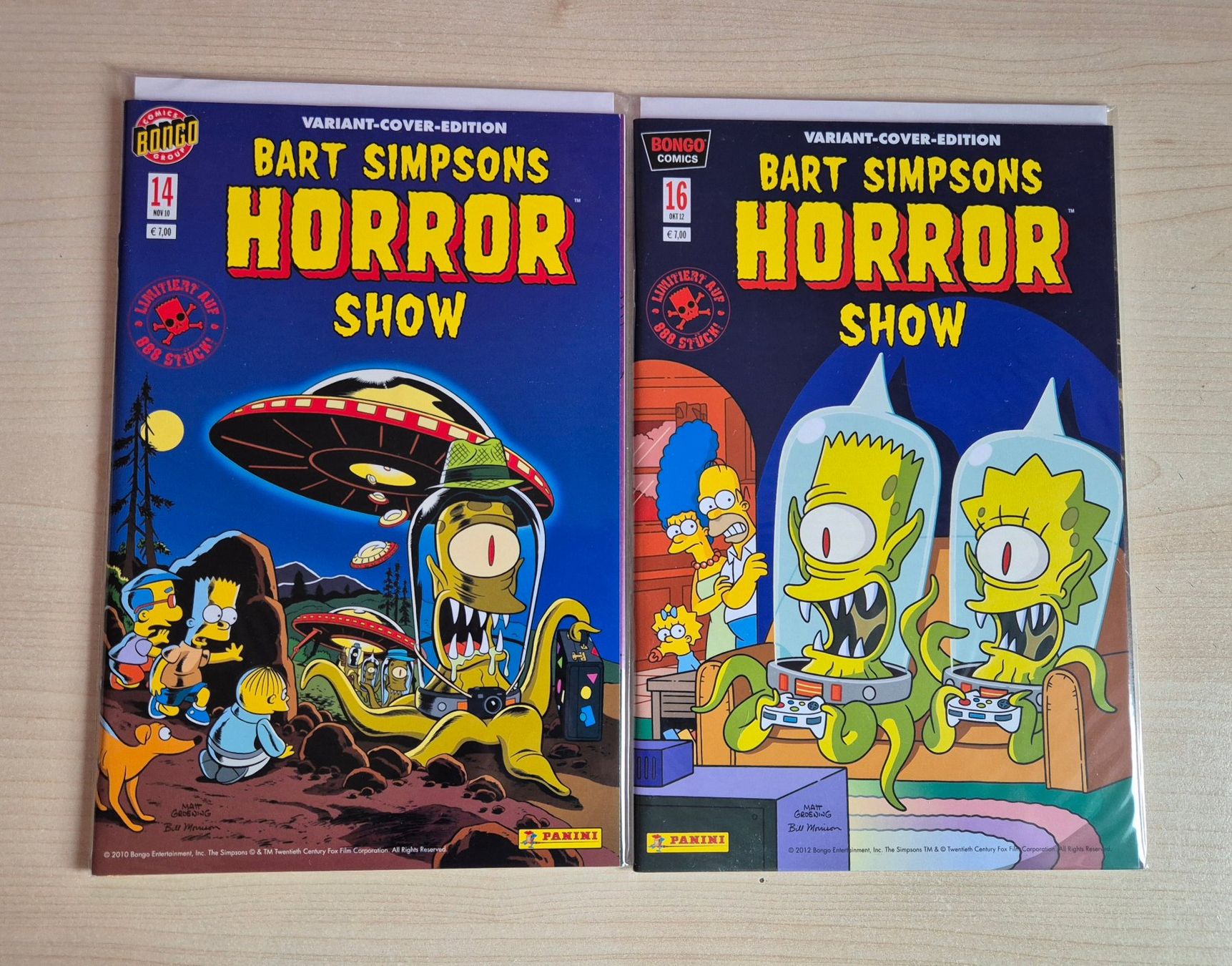 BD: Bart Simpson's Horror Show Hefte 1 bis 20 plus Variant-Cover – D'occasion à Sargans par Gkohler0 2