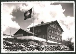Ski- & Ferienheim LAUENENBERG ob Schwyz, gelaufen 1954