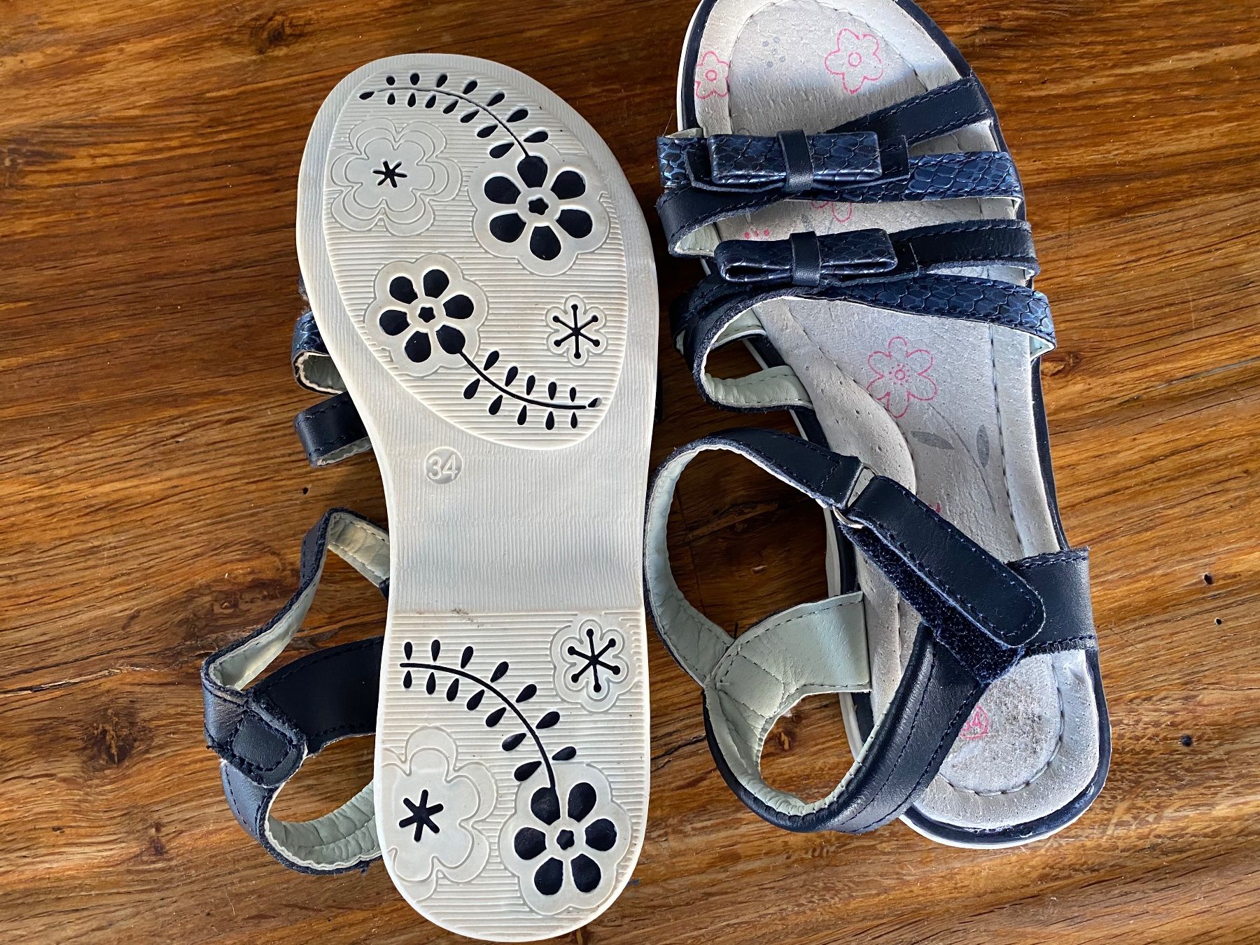 Schuhe für Mädchen: tolle Ledersandalen Gr. 34 – Gebraucht aus Buchrain von Sunny026 1