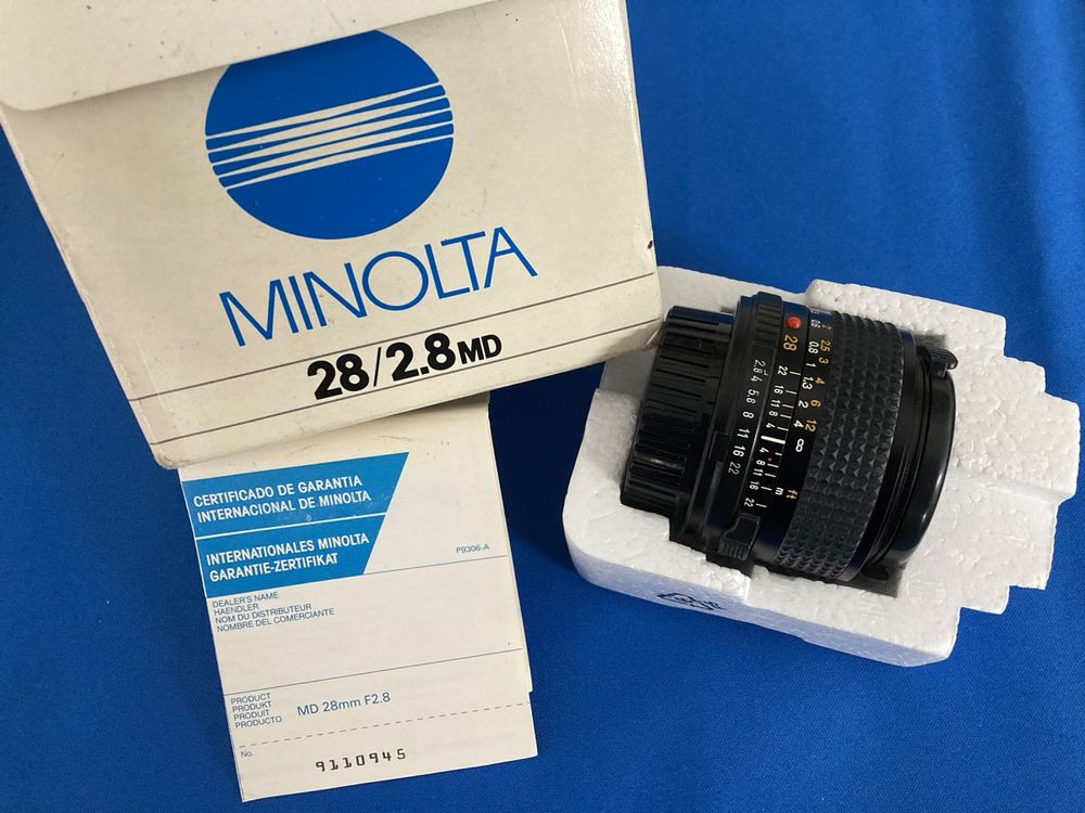 Obiettivo Minolta AF 28mm f/2.8 per fotocamere A-mount – Dutch|Thrift
