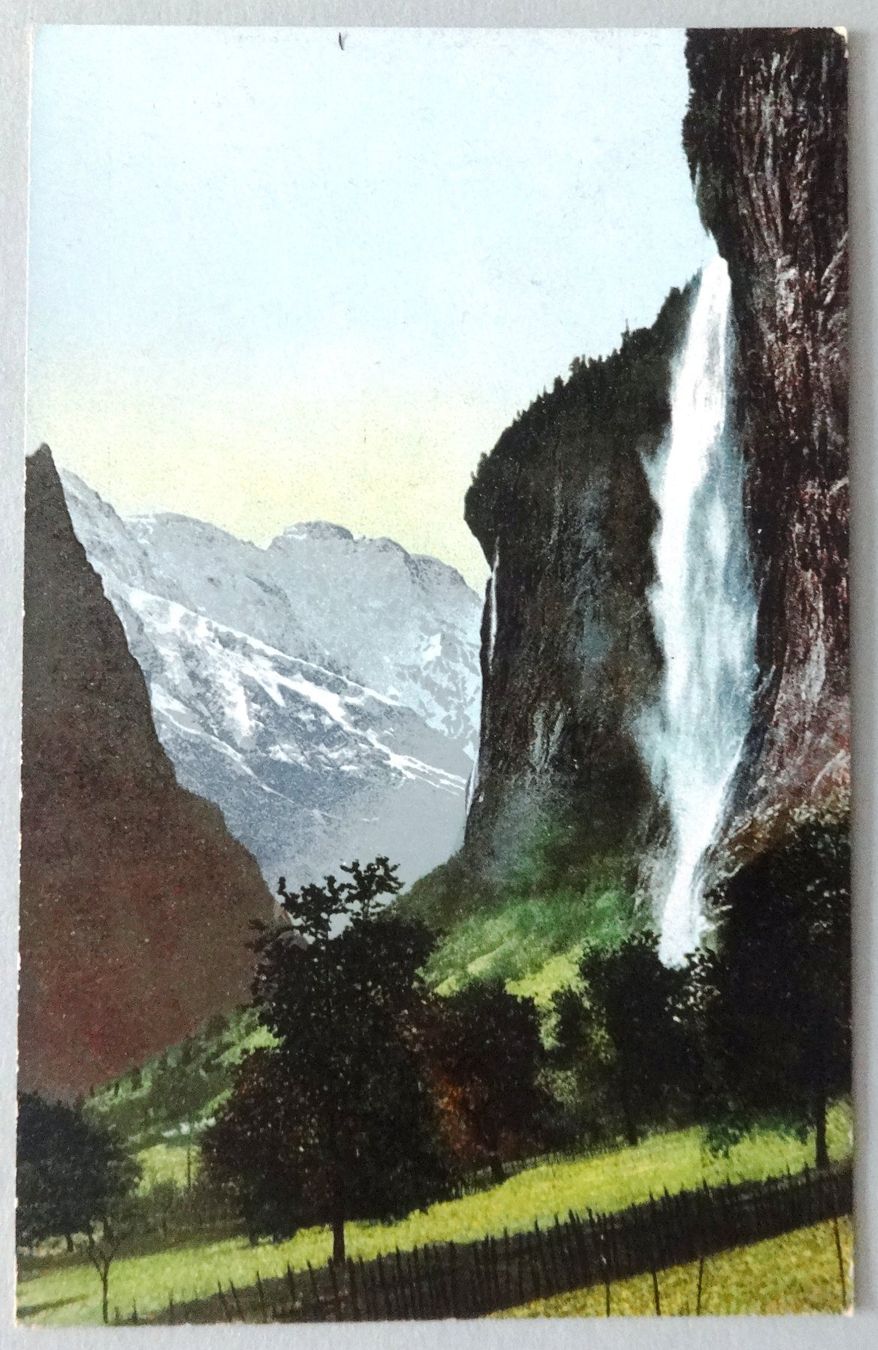 Cartoline postali: Der Staubbach bei Lauterbrunnen – Usato da Fétigny venduto da Billy2miny