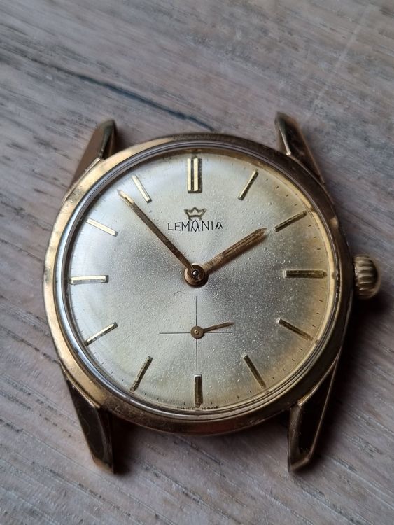Cadran De Montre Lemania - Pour Réparation Ou Collection - Occasion - Fabriqué En France