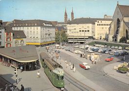 Basel // 1973 Barfüsserplatz Tram Nr. 9 Oldtimer