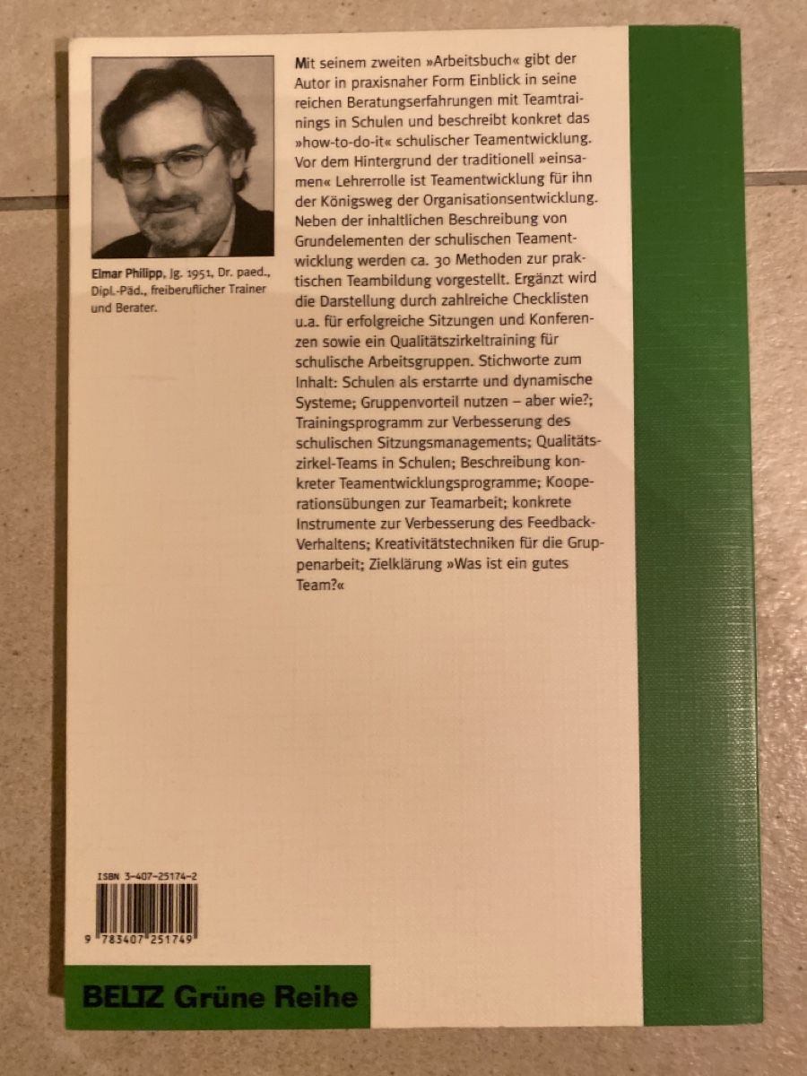 Libri: Teamentwicklung in der  Schule – Usato da Stettlen venduto da Hansj 1