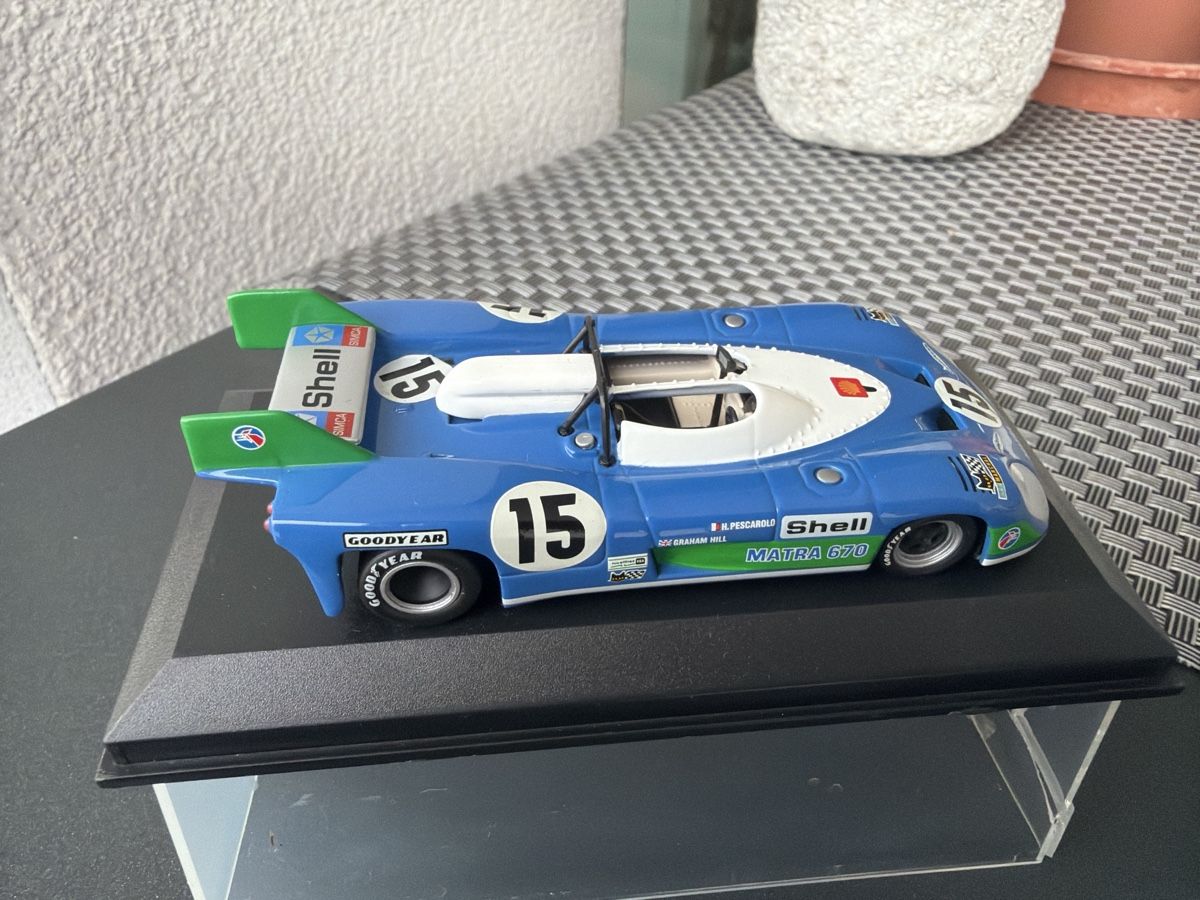 Modellini d'auto: Matra MS670 - 24h du Mans - 1/43 – Usato da Wolfwil venduto da Rolex1 2
