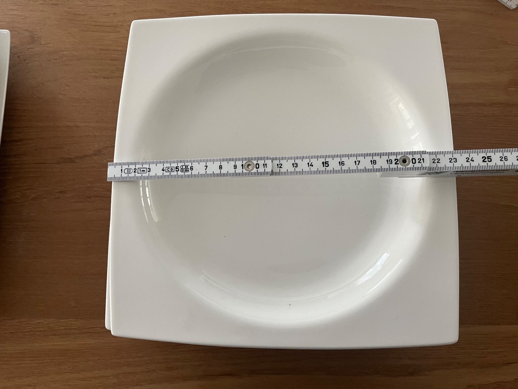 Piatti: Assiettes creuses carrées, élégantes et modernes – Nuovo e nell'imballaggio originale da Bösingen venduto da opale01 1
