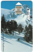 Telefonkarte Andorra AND-087 Wintertourismus