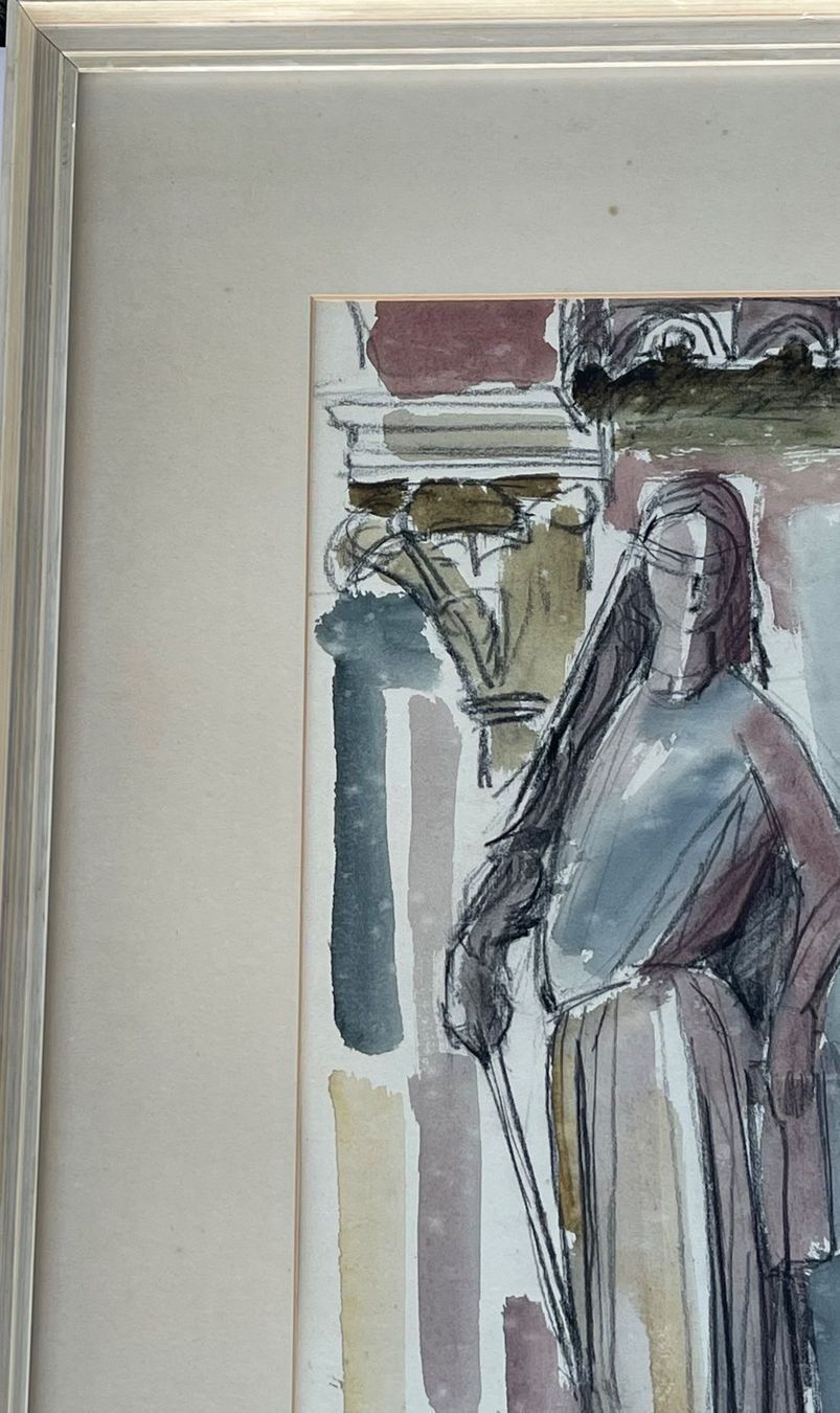 Dipinti: Interessante Dame Aquarell monogrammiert – Usato da Müllheim Dorf venduto da Othmar73 1