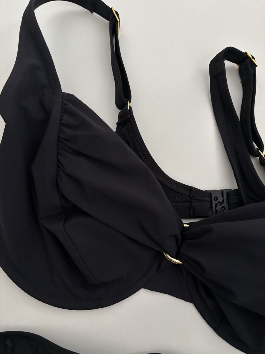 Costumi da bagno & Bikini: Schwarzer Bikini, Rosa Faia, Gr. 42/E, neuwertig! – Usato da Stettfurt venduto da rebella 3