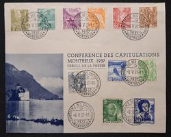 Conférence des Capitulations Montreux 1937 Satzbrief