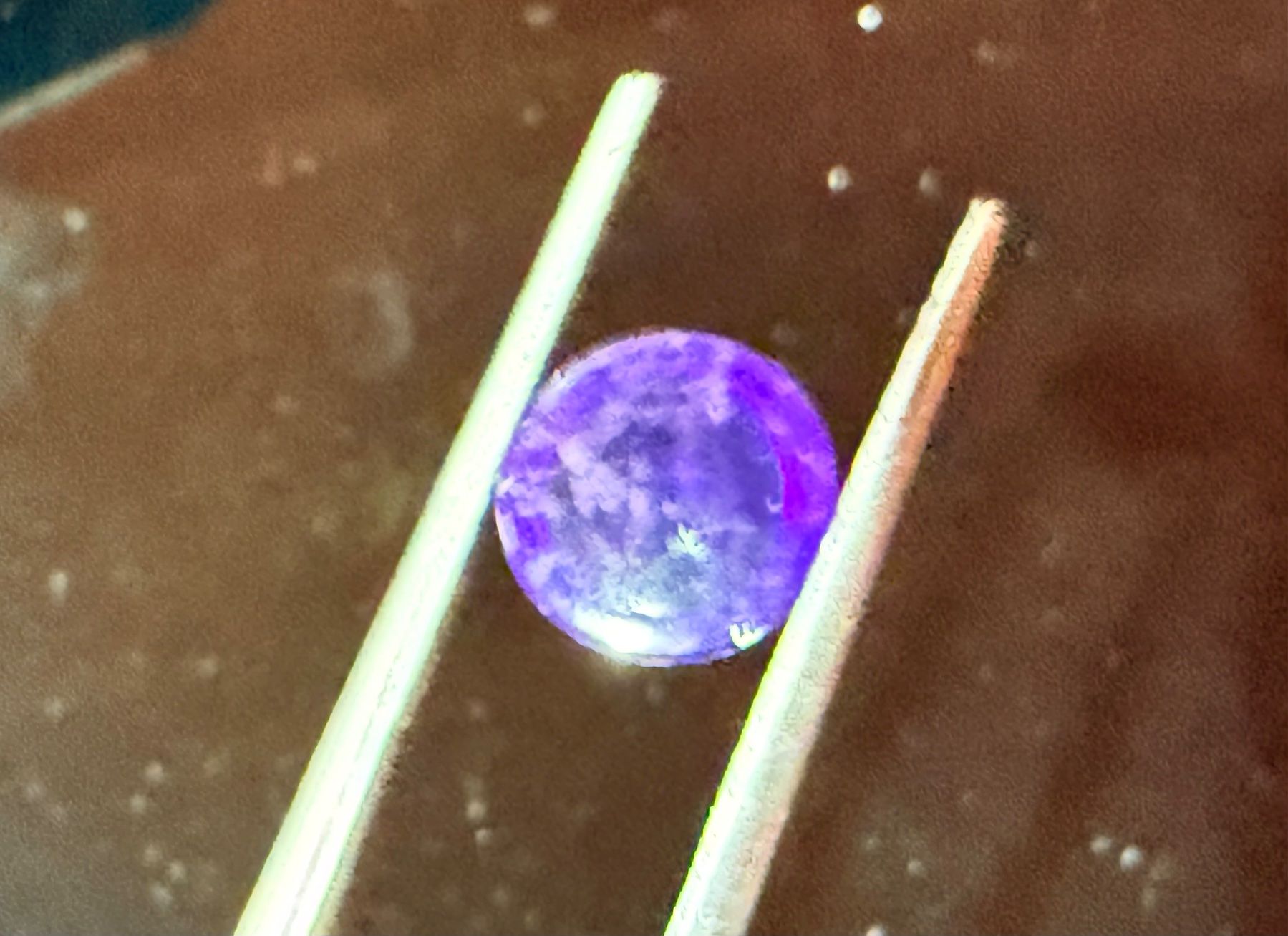 Pietre preziose: Wunderschöner Amethyst Cabochon, 1,88ct, A/HV/G – Usato da Zuerich venduto da SonderArt-Wertgut 2