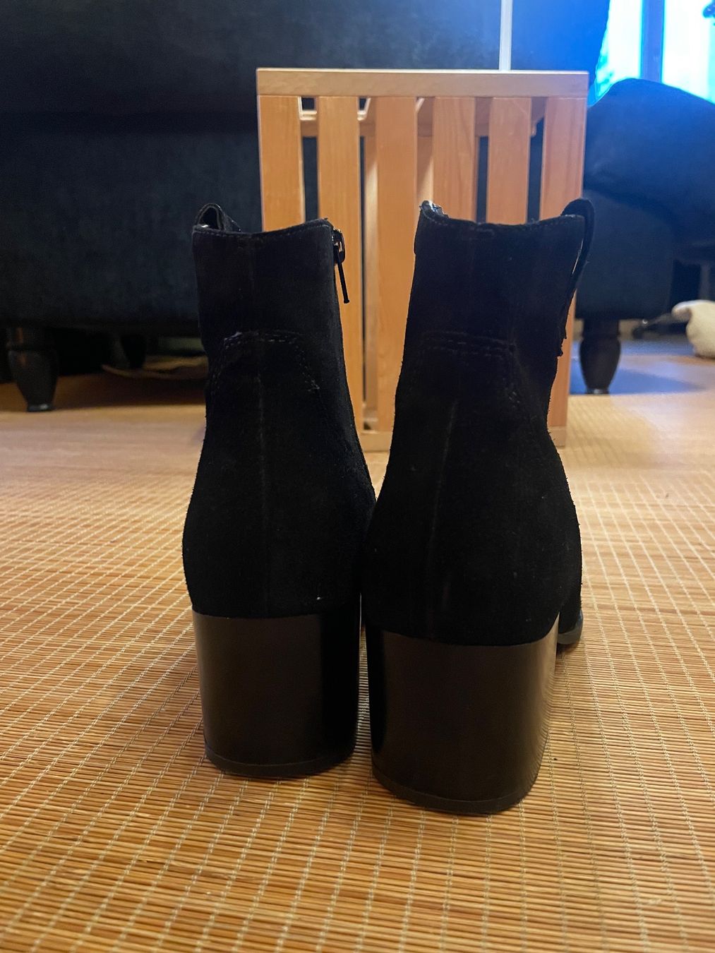 Dune London Scarpe da donna: DUNE Schwarze Wildleder Stiefeletten, Gr 38 – Usato da Zürich venduto da Chr_81 5