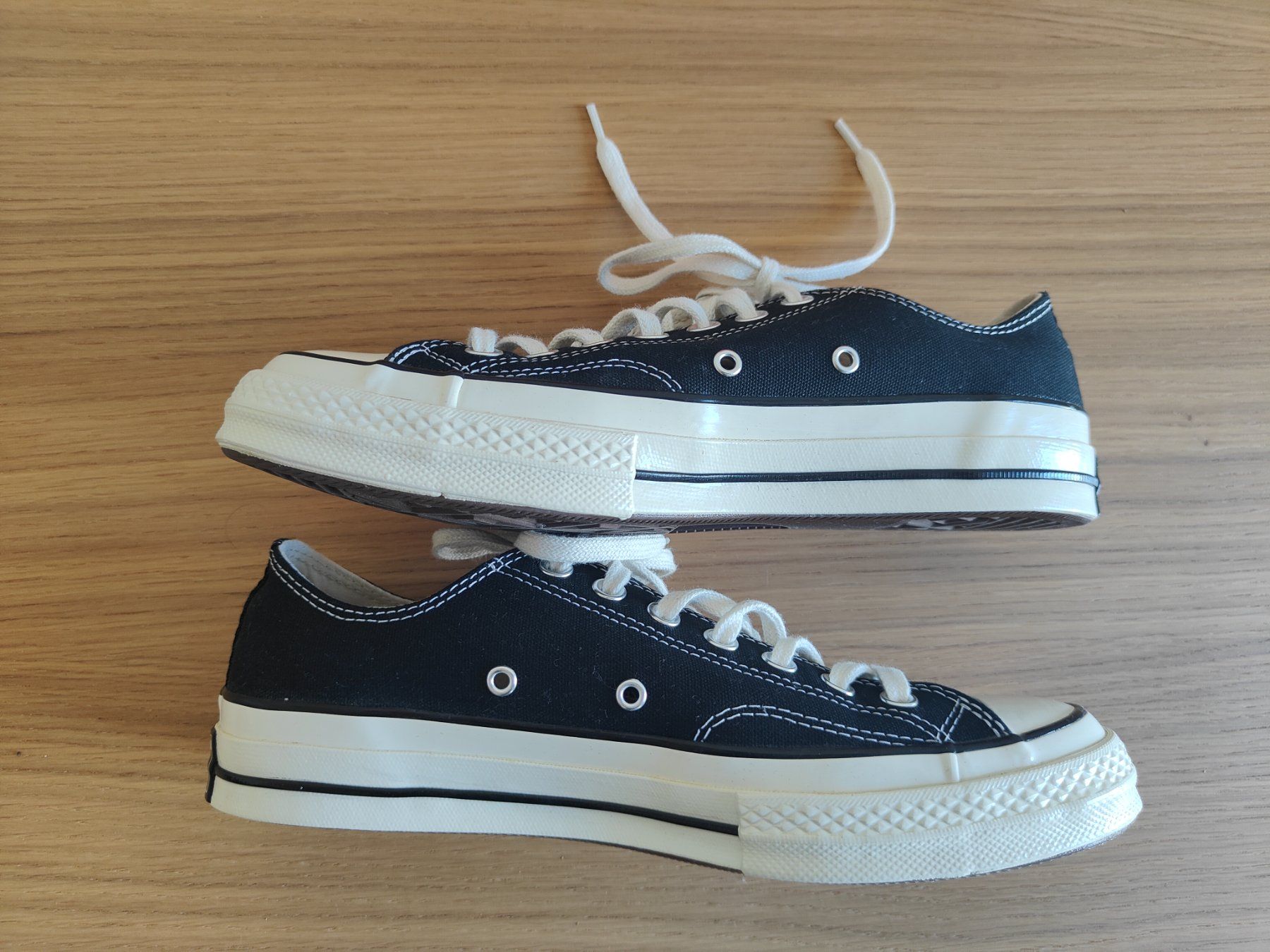 Converse Scarpe da uomo: CONVERSE Chuck 70 OX Black/Egret Gr. 42 – Usato da Olten venduto da Gegendiekultur 5
