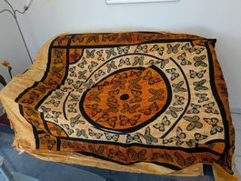 Tuch Baumwolle Schmetterling Motiv
