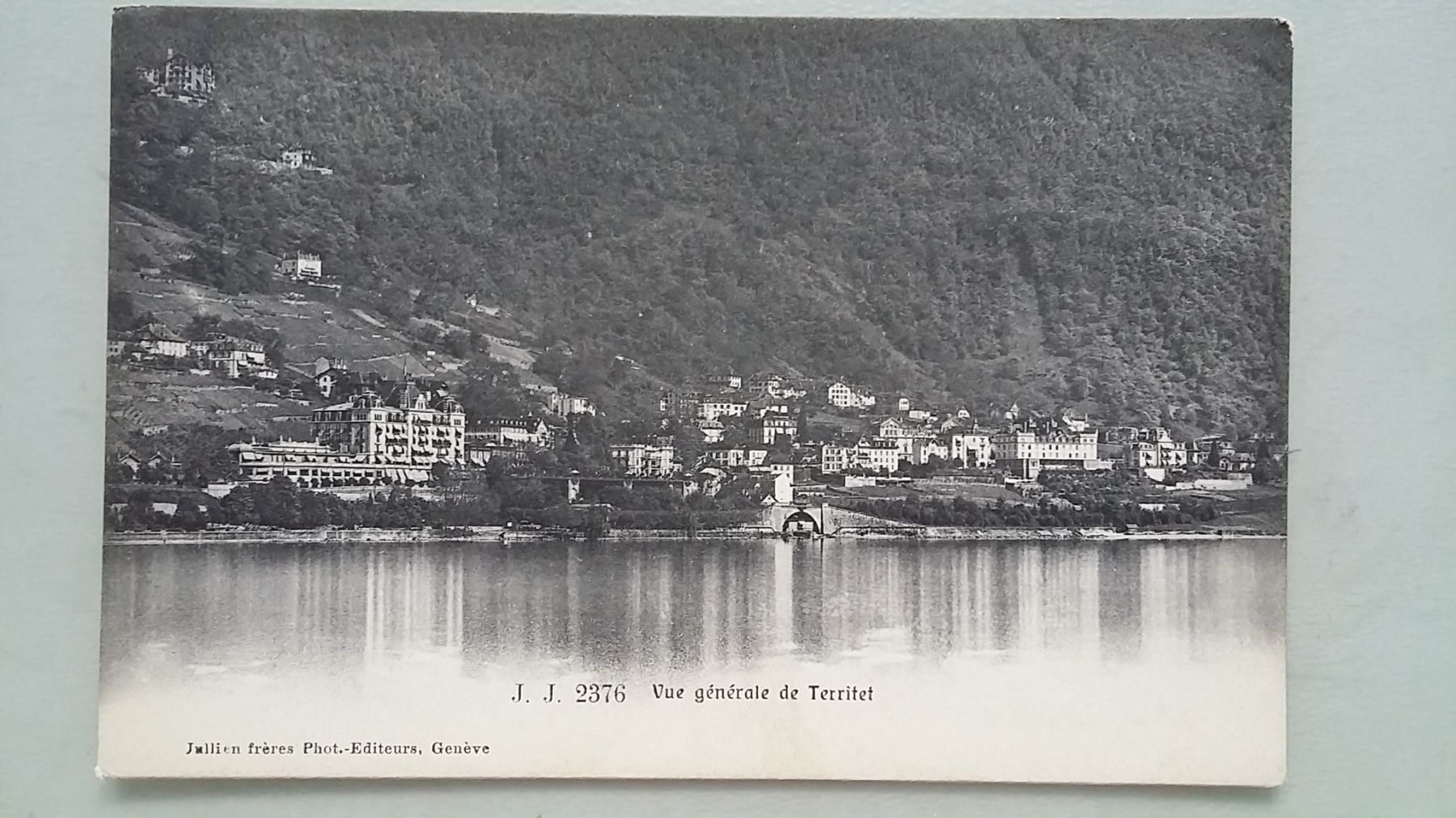 Ansichtskarten: Vue générale de Territet – Gebraucht aus Sargans von nicsam1815