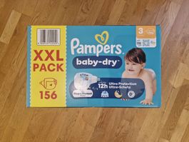 Pampers Baby-Dry Windeln Grösse 3 XXL 156 Stk