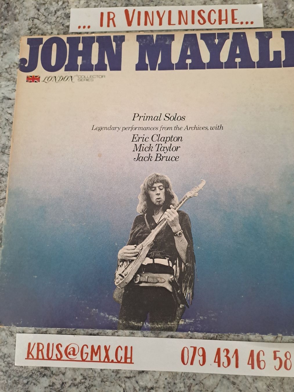 Dischi in vinile: LP  JOHN MAYALL  "Primal Solos"  LONDON – Usato da Uetendorf venduto da Essiggurken