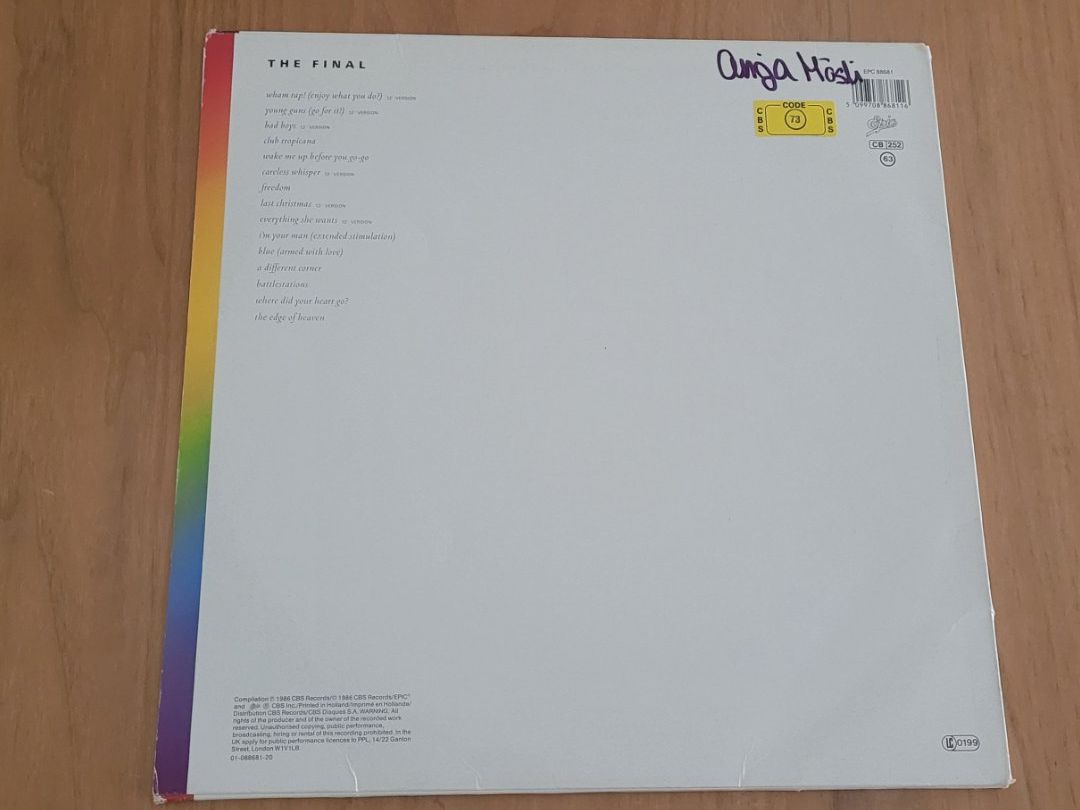 Vinyles: DLP  Wham! – D'occasion à Martigny par MZ-67 1