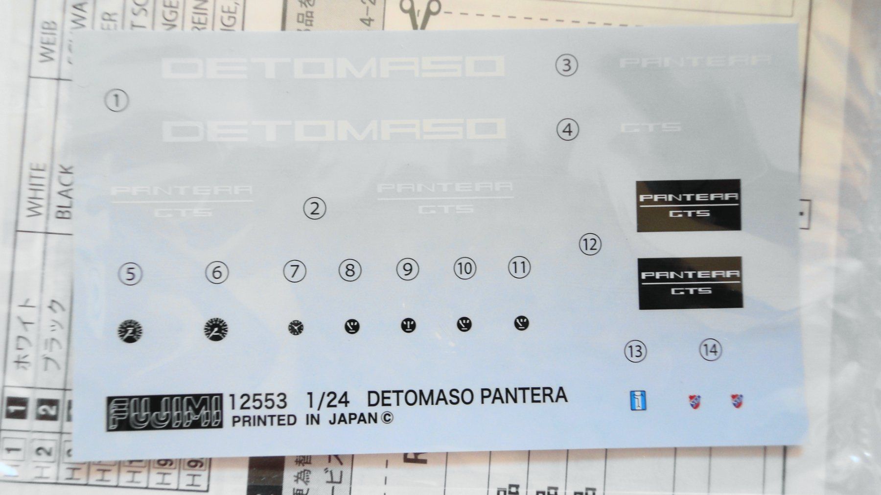 De Tomaso Modellini d'auto: Fujimi De Tomaso Pantera GTS 1:24 – Nuovo (secondo la descrizione) da Frümsen venduto da Malibu69 5