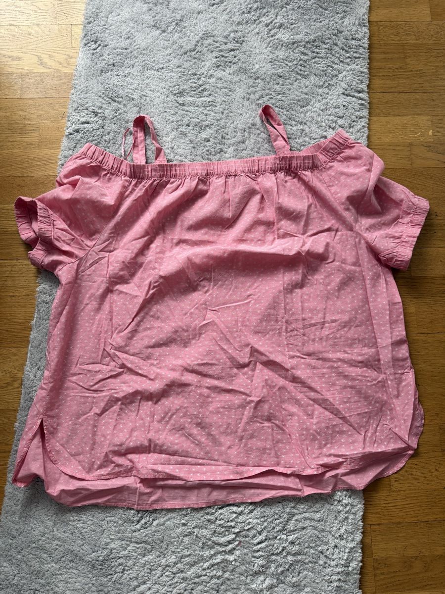 Camicette: Canda Sommer Bluse, Grösse 48, Rosa mit süssem Muster! – Usato da Mosnang venduto da Dojajolele