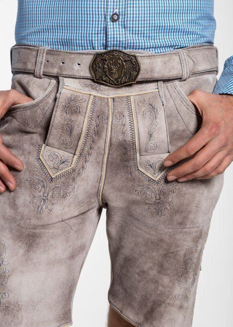 Hosen: Oktoberfest Lederhose, beige, Grösse 54 – Neu und originalverpackt aus Meggen von dakima