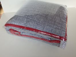 Nigelnagel neuer Bettüberwurf 240x280 cm blauweiss mit rot