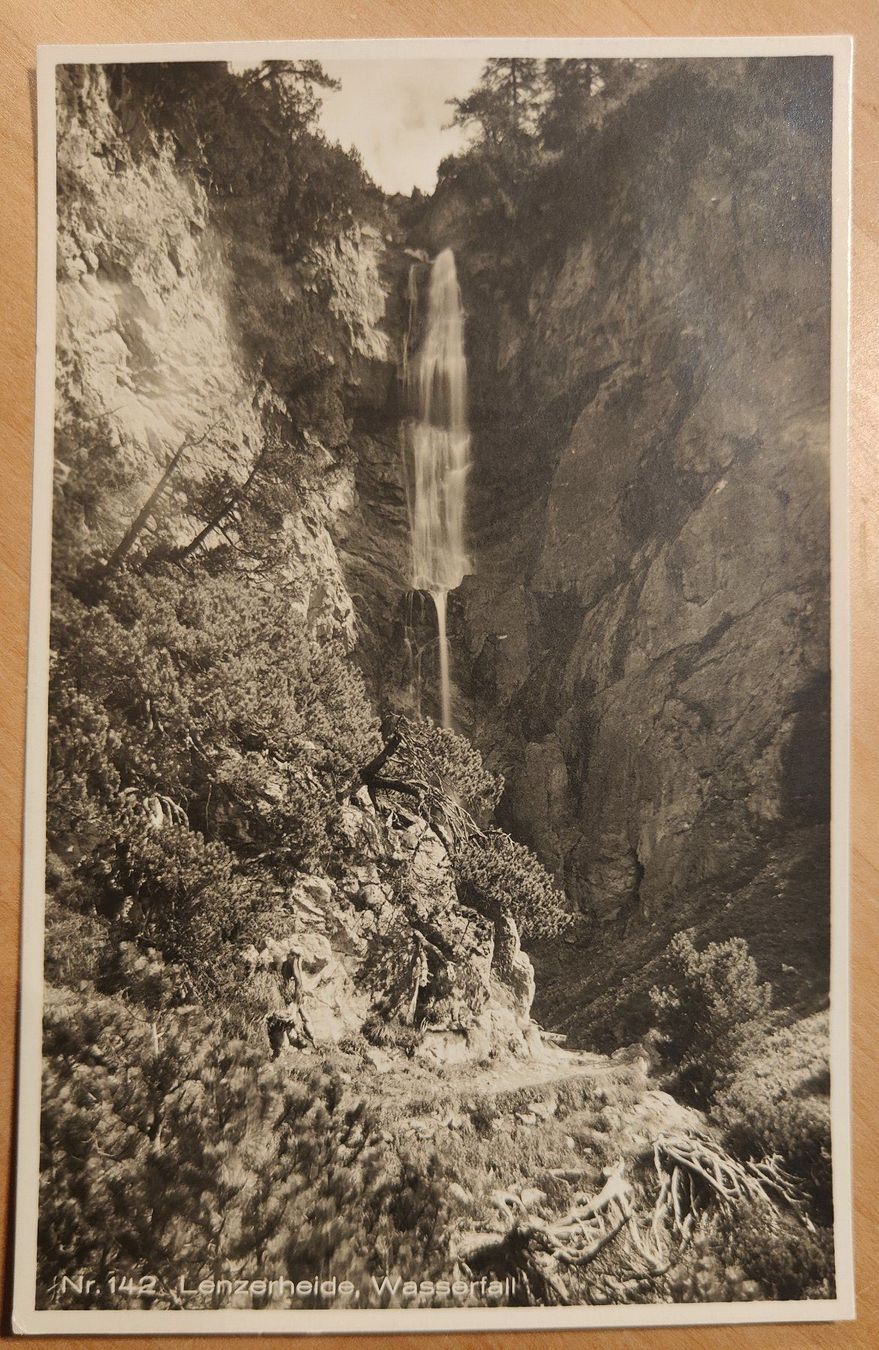 Cartoline postali: Lenzerheide Wasserfall um 1930 – Usato da St. Erhard venduto da Chaeferli6