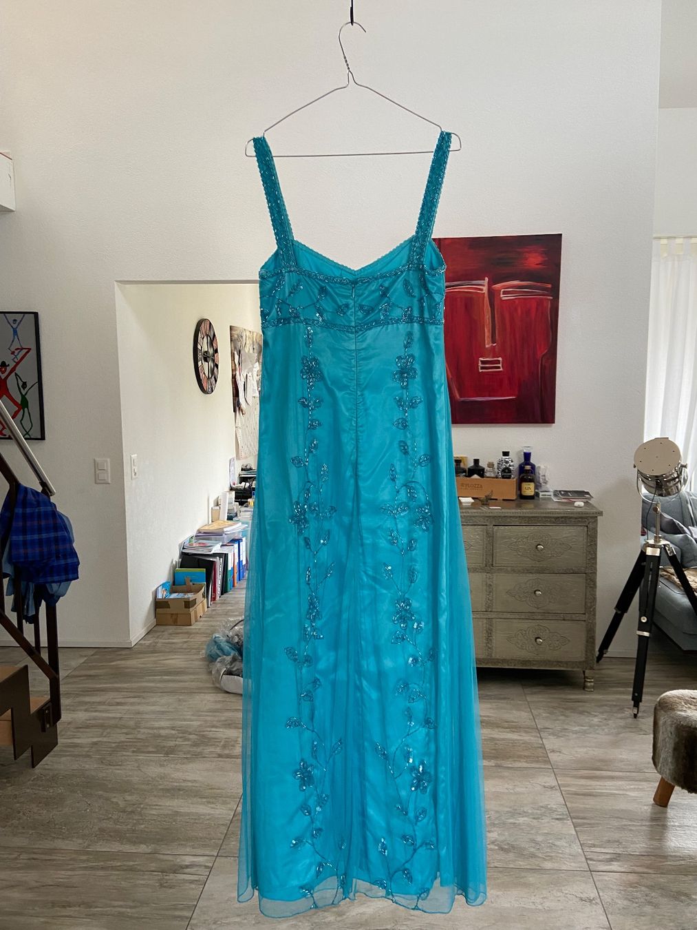 Vestiti: Apart Abendkleid Türkis Gr. 44 – Nuovo e nell'imballaggio originale da Sursee venduto da Kaloo01 2