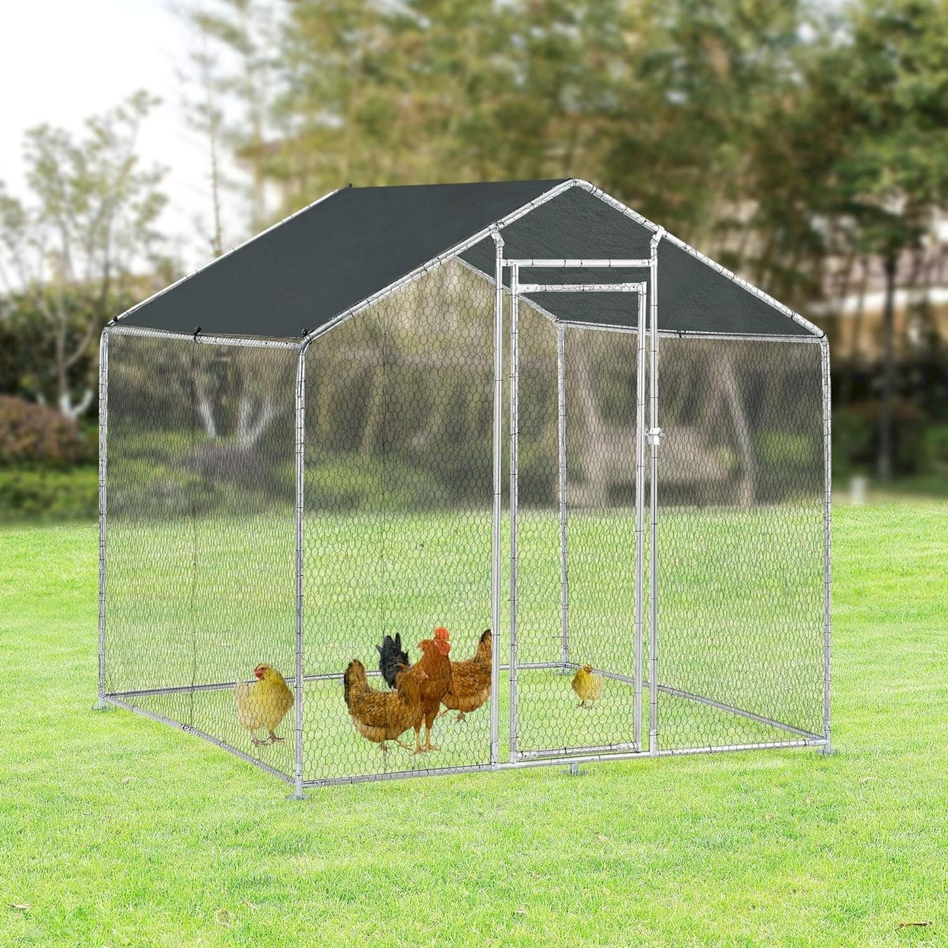 Gabbie, trasporto & Sicurezza: Freilaufgehege 2x2x2m mit Sonnendach – Nuovo e nell'imballaggio originale da Bottighofen venduto da zaap 5