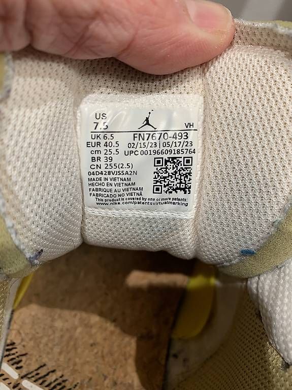 Jordan Scarpe da uomo: Air Jordan 1 Low Sashiko – Usato da Uttigen venduto da Bartolin78 4